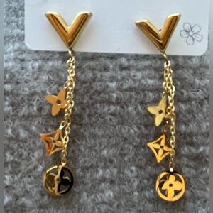 14K gold plated stainless steel earrings